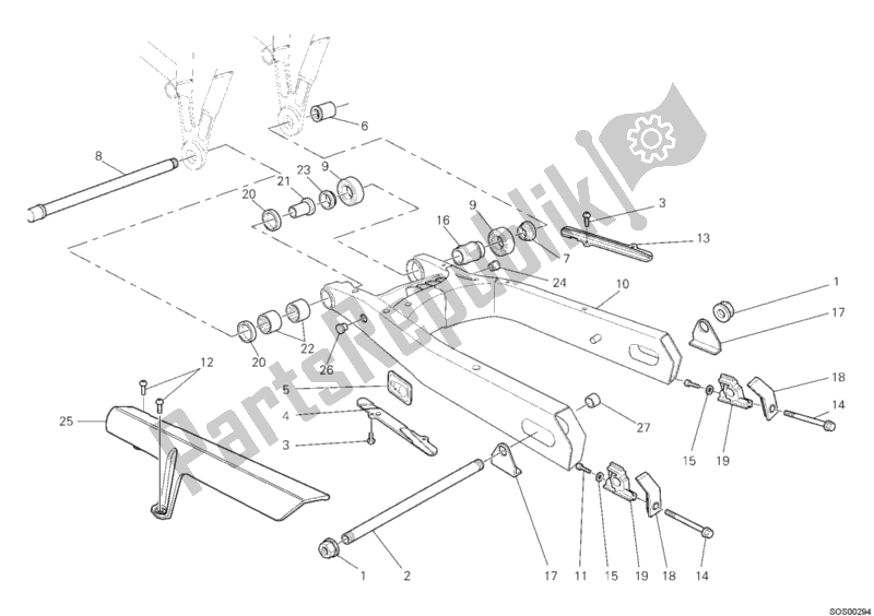 Wszystkie części do Rami? Wahad? Owe Ducati Multistrada 620 USA 2006